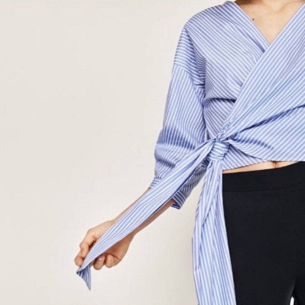 Wrap-Front Top - Picture 8 of 10